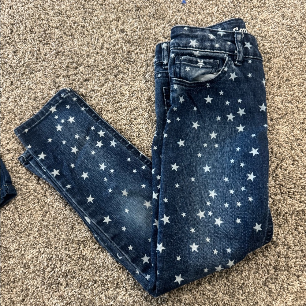 Gap Star-Patterned Blue Jeans